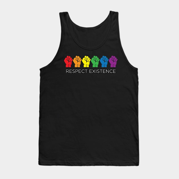 RESPECT EXISTENCE Tank Top by OldSkoolDesign